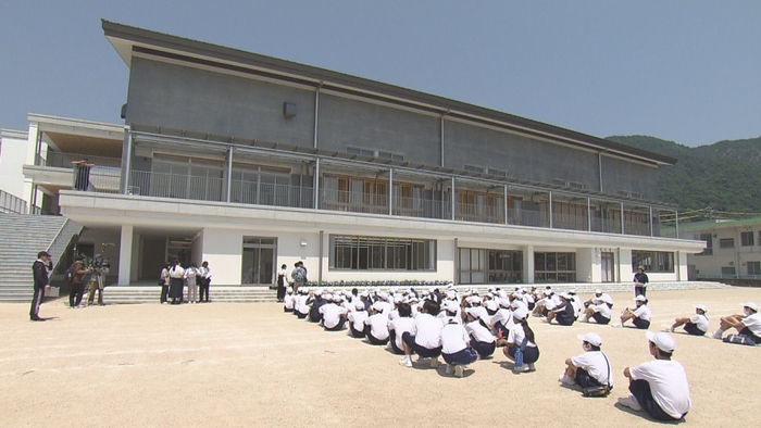 4月に開校した呉市立 天応学園