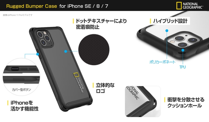 Rugged Bumper Case 製品特長