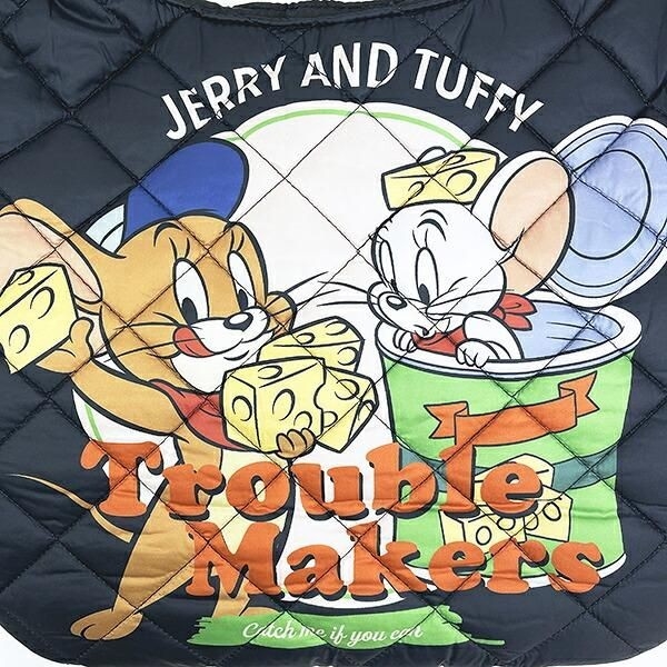 トムとジェリーの中綿トートバッグ
