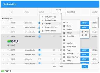 エンバカデロ、React UIに強力なデータグリッド機能を実装する 『Sencha GRUI』を低価格で提供開始