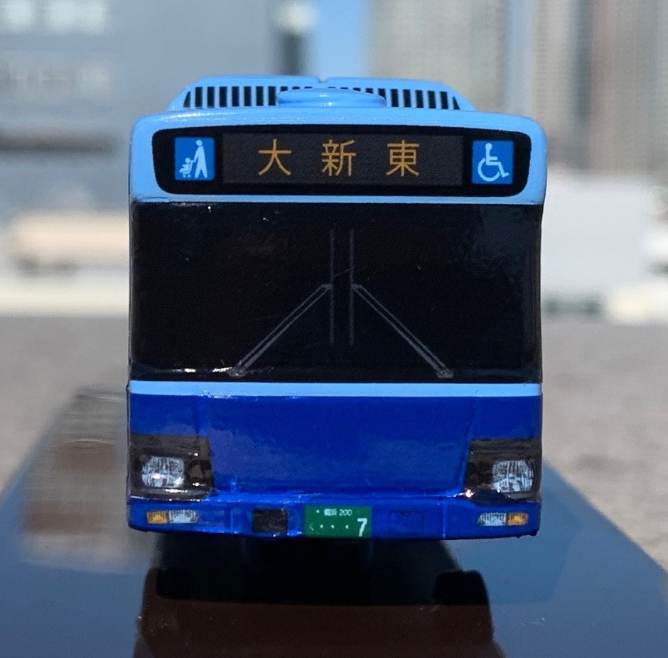 自社路線バス 模型(1/80スケール)