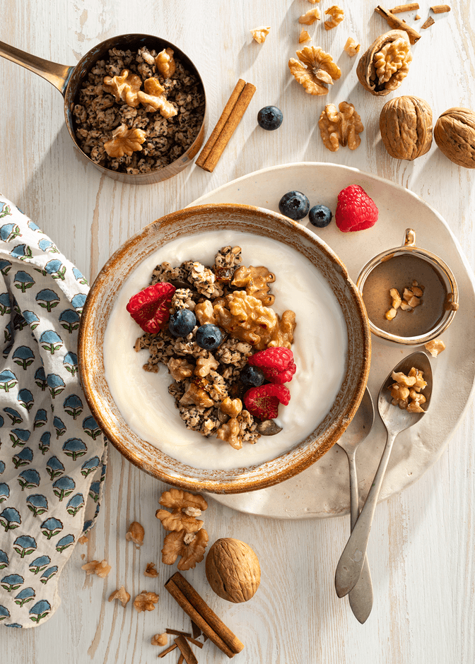 くるみとはちみつのギリシャヨーグルト