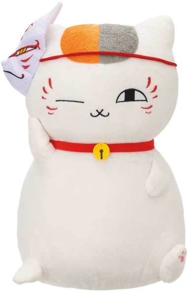 B賞:お面のニャンコ先生ぬいぐるみ