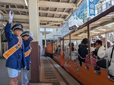 こども駅長体験