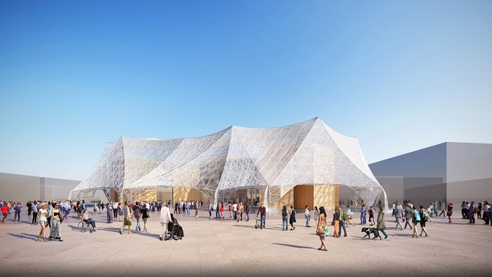 大阪ヘルスケアパビリオンイメージ 画像提供:(一社)大阪パビリオン