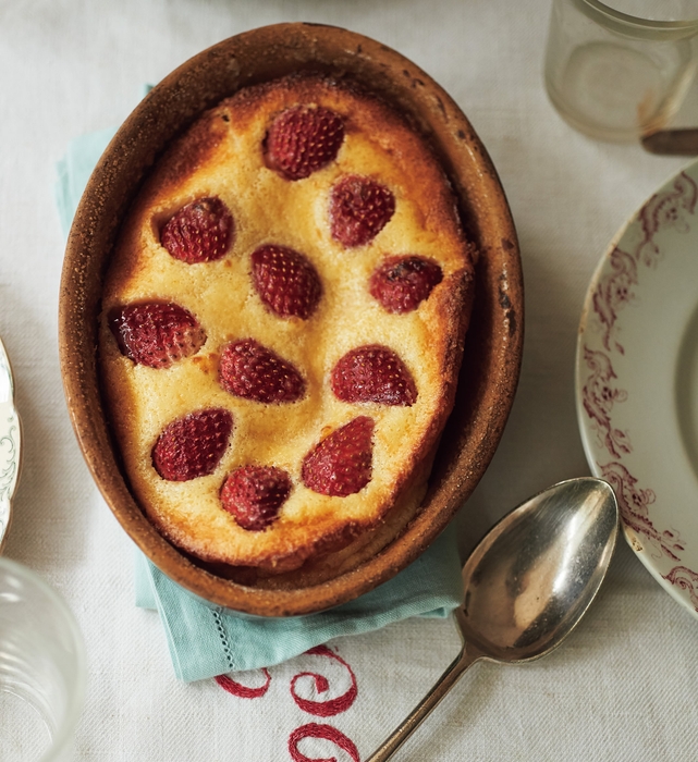 いちごのクラフティ