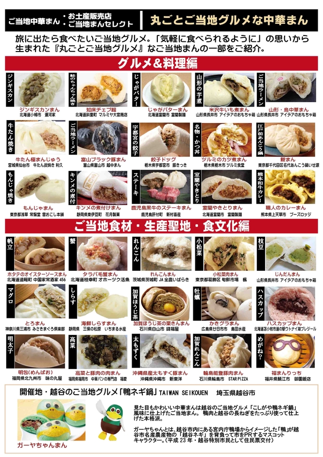 ご当地中華まん(食材)
