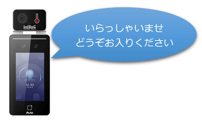発熱者スクリーニング用サーモグラフィ InfReC FSシリーズ T15A-FS