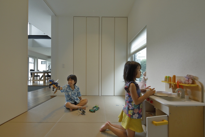 「畳コーナー」は主に子どもたちの遊び場 来客用の寝室にも