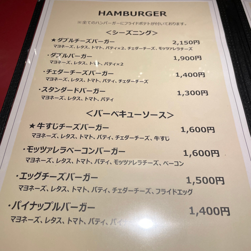 ハンバーガー②