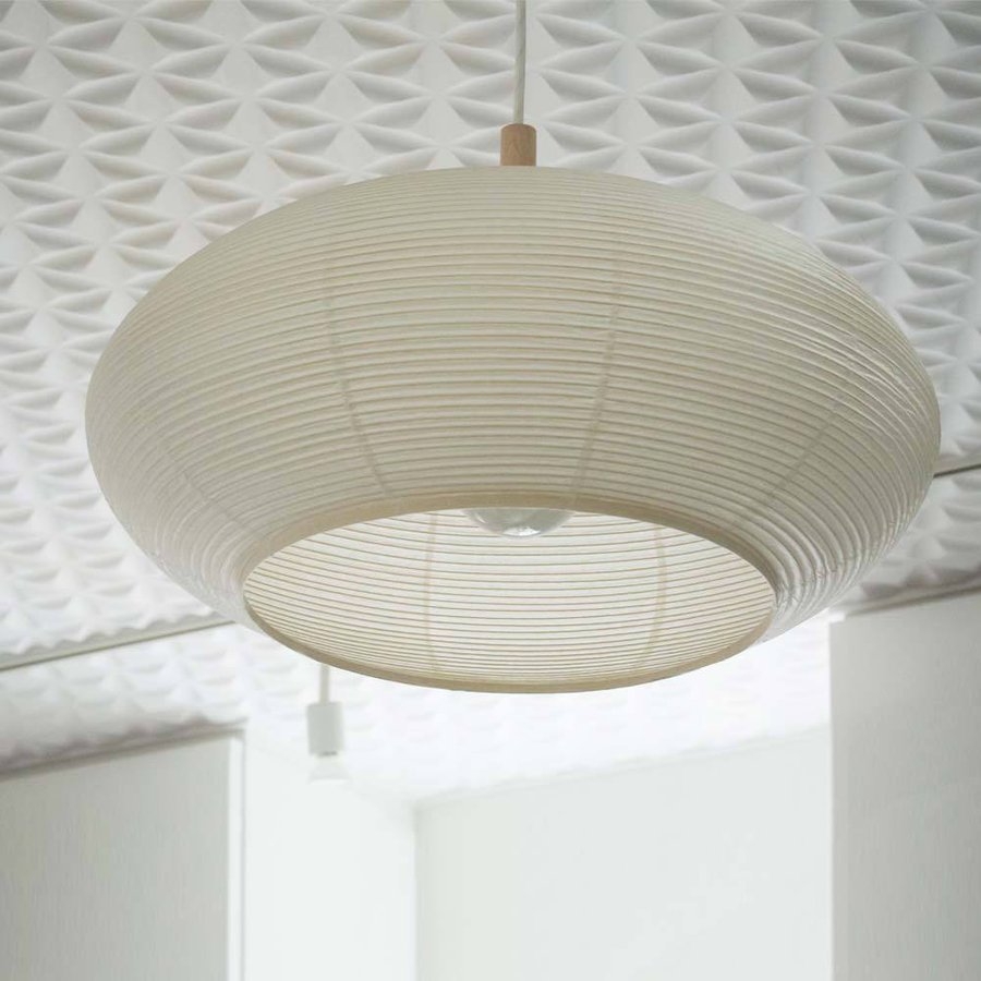 和紙提灯 LED ペンダントライト 直径53cm 伏谷商店