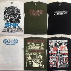 ゲームファンの胸を躍らせたSNK×コアチョコのコラボ実現 　SNK歴代ゲームが蘇るデザインのTシャツ3種を発売！