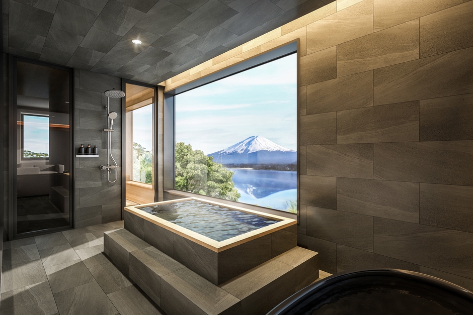 ラグジュアリースイート サウナ付き 浴室