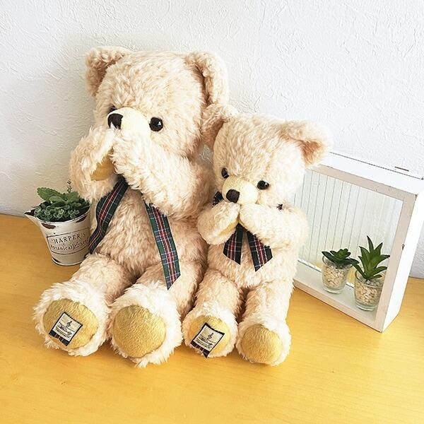 くまのメロディのぬいぐるみ