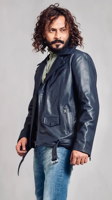 ダブルジャケット・ネイビー