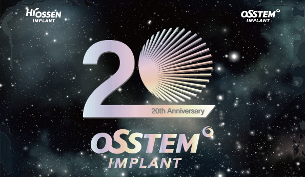 OSSTEM JAPAN創立20周年記念ロゴ