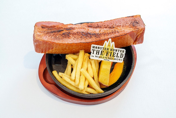 ▲「上手に焼けるかな?こんがり肉プレート」! /3,800円(税込)