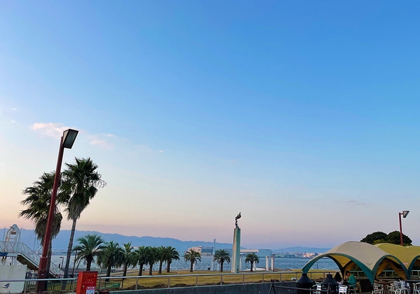 絶景を眺めてBBQ