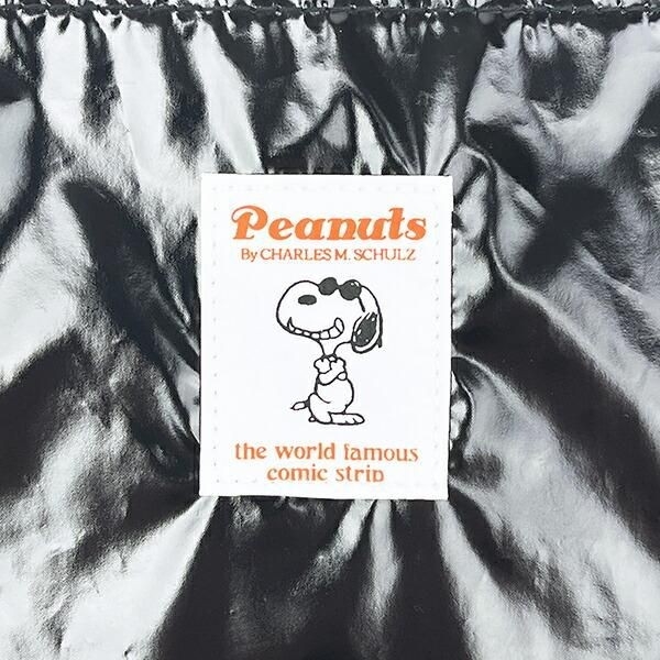 スヌーピーのメタリックバッグ