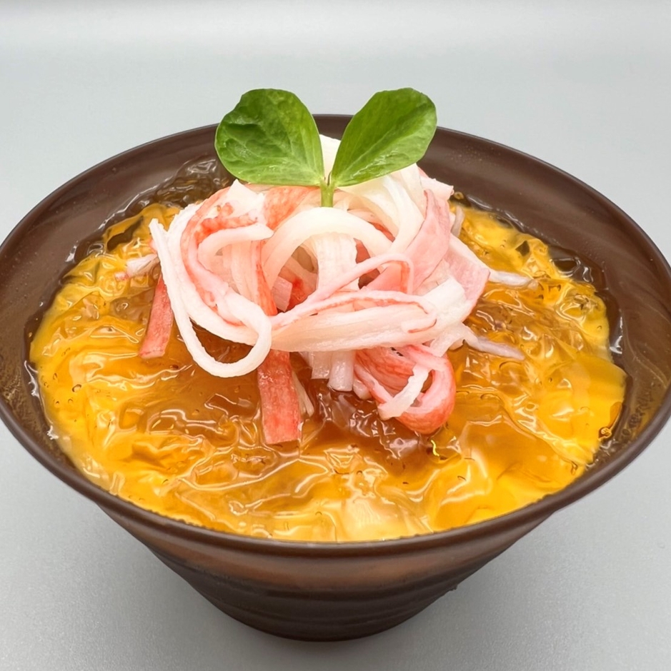 松屋浅草限定販売の「福寿家の冷製伊奈利茶碗蒸し」 1個380円(税込)