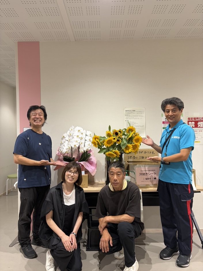「これを見たら、皆さん気持ちが明るくなるでしょうね。」 福岡市職員の皆様からいただいた温かい言葉が、この活動の意義を改めて教えてくださいました。