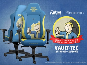 ドイツnoblechairsゲーミングチェアが 米Bethesdaの『Fallout』とコラボ　 ゲームの世界観をチェアで再現したスペシャルモデルを 9月9日から発売