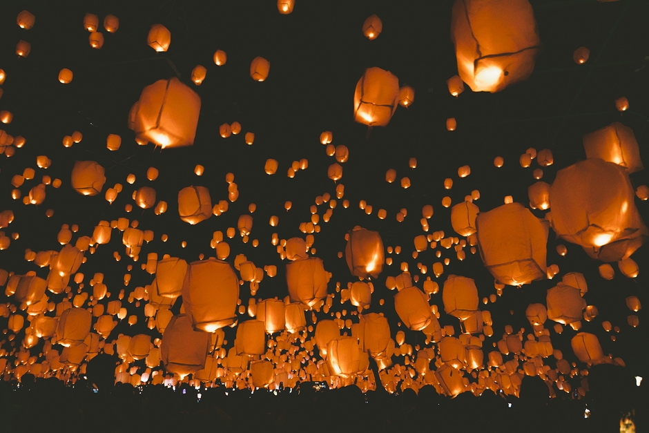 スカイランタン(イメージ)