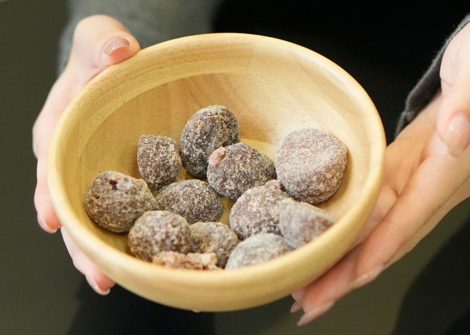 割れ渋皮栗甘納豆　797円(税込)