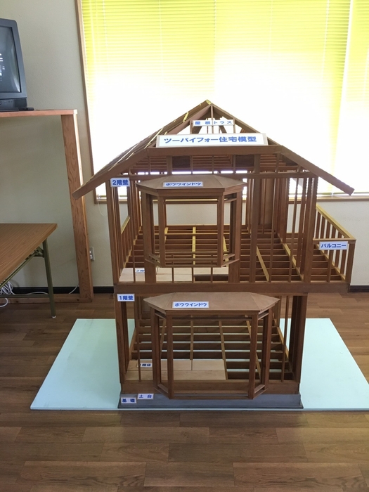 ツーバイフォー住宅 模型