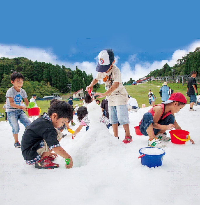  真夏の雪まつり開催時の様子