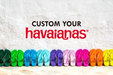 自分好みのビーチサンダルがオーダーできる 「havaianas CUSTOM YOUR」を開催!