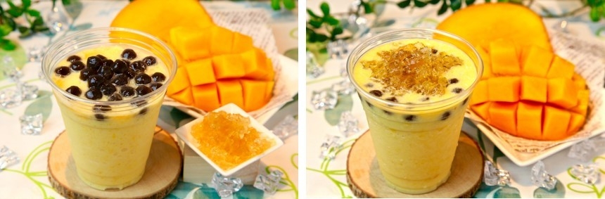 薬膳美肌マンゴースムージー ~黒タピオカ&フカヒレ入りコラーゲンジュレのせ~ ※この画像はイメージです