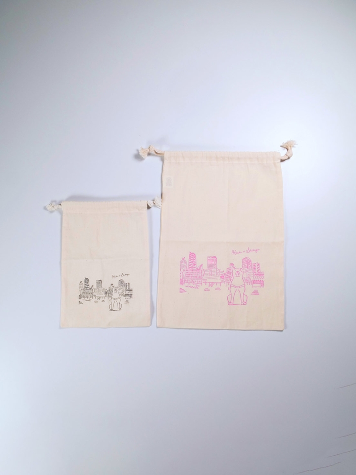 Hachi＆Shibuya 巾着