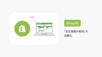 新しい接続先に「Shopify」を追加「注文情報の取得」を自動化する機能をリリース