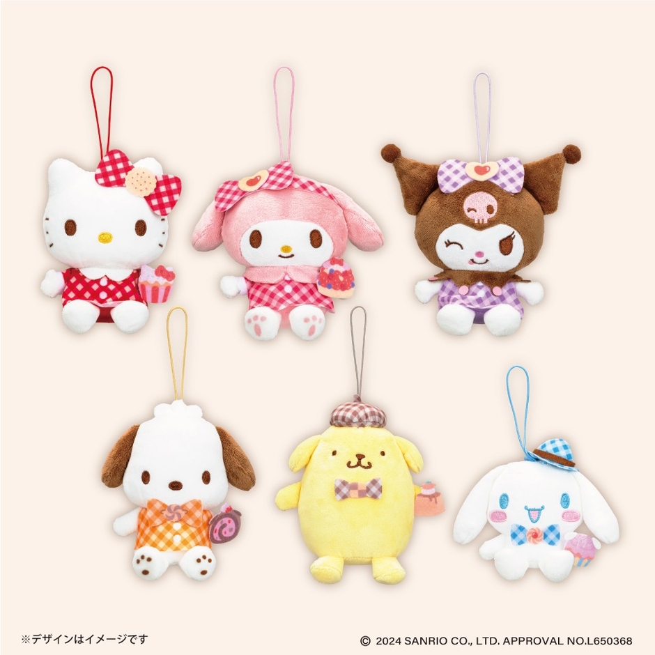 ▲サンリオキャラクターズ スイーツパーティーマスコット ~GiGO限定~