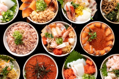 朝から海鮮丼