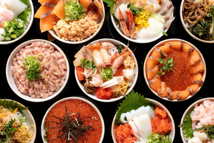 朝から海鮮丼