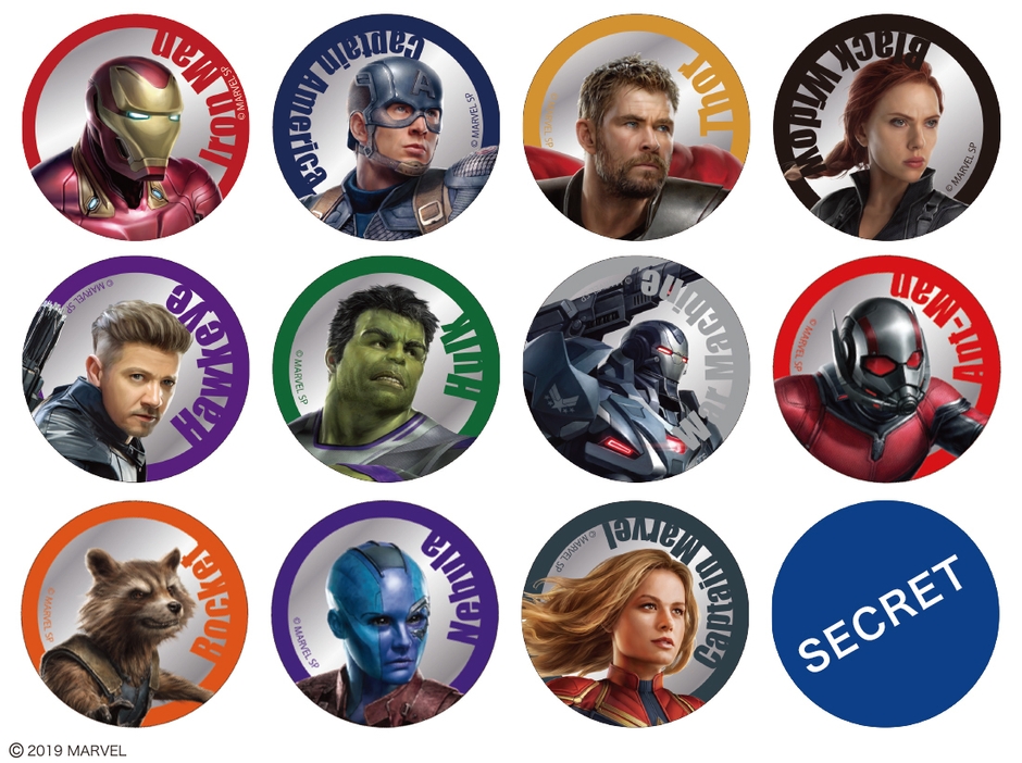『アベンジャーズ/エンドゲーム』缶バッジ