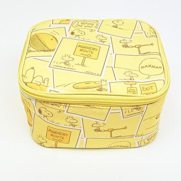 スヌーピーのたためるボックスポーチ