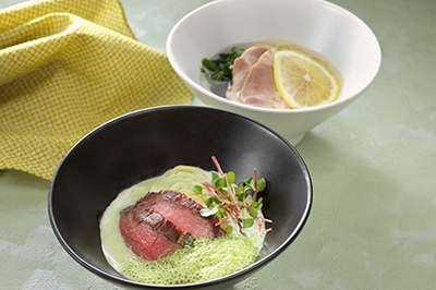 とんこつ豆乳の抹茶ラーメンイメージ