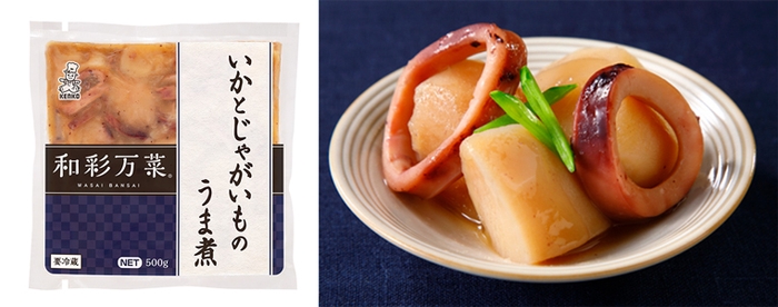 (商品名)和彩万菜(R)いかとじゃがいものうま煮/(メニュー名)いかとじゃがいものうま煮
