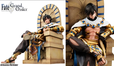 「Fate/Grand Order」オジマンディアスを1/8スケールで立体化！ 衣装や玉座、王の威厳溢れる表情を美麗な造形と彩色で表現