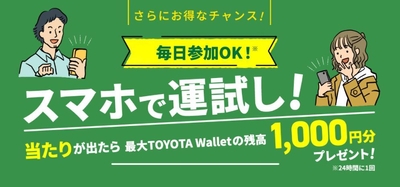 「毎日参加できる スマホで運試し!」イメージ