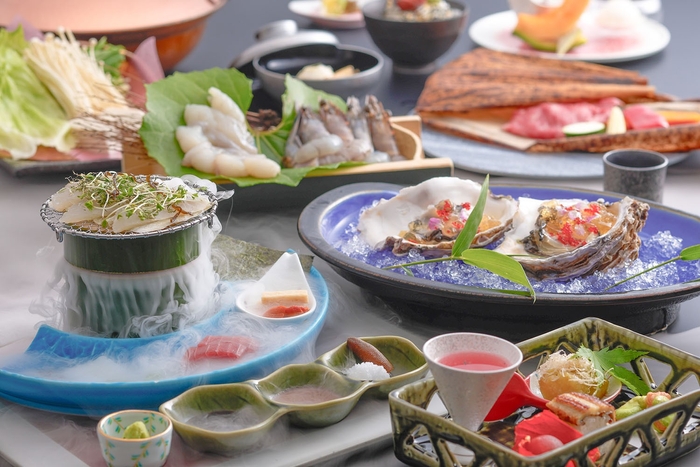 京丹後の新ブランド「京丹後イカ 漁火」に京都府産岩牡蠣＆京都和牛で美食の夕べ