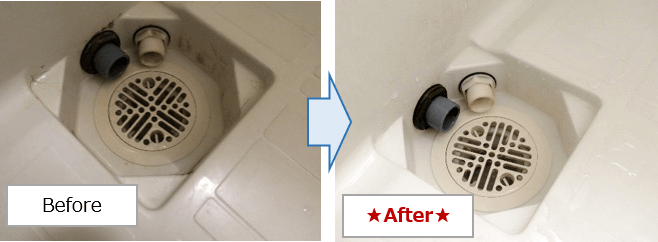 浴室・排水口洗浄方法