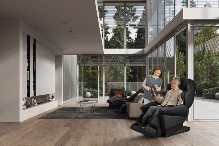 設置イメージ(2)サイバーリラックス マッサージチェア H22 AN-70