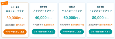 安価な価格設定