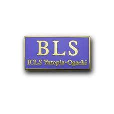 ◆PINS FACTORY（ピンズファクトリー）◆　ピンズ実例No.687　ICLSゆうとぴあ実行委員会「BLS受講修了者バッチ」