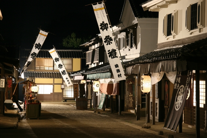 江戸の町ライトアップ