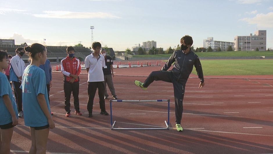 HTBノンフィクション「夢のあとに -東京五輪は何を残したか-」金井大旺選手(C)HTB